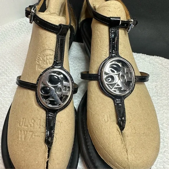 Coach Black Sandals with Silver Accent COACH - Picture 2 of 16